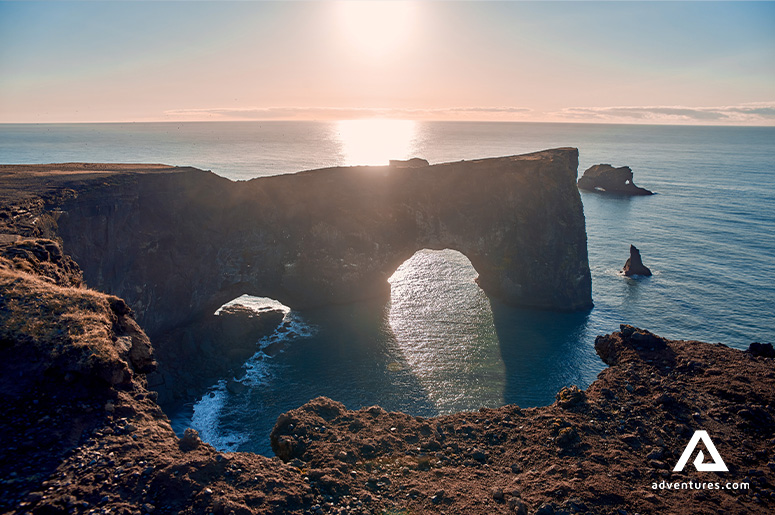 Dyrholaey Arch in South Iceland