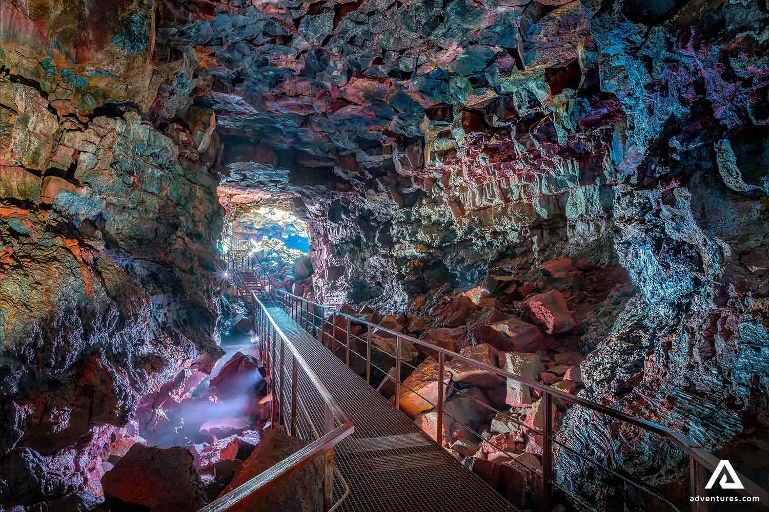 Colorful Lava Tunnel