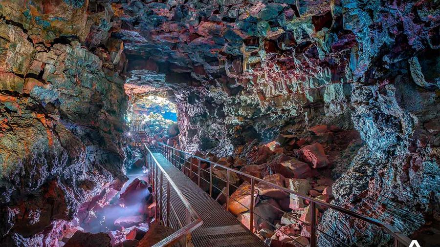 Colorful Lava Tunnel