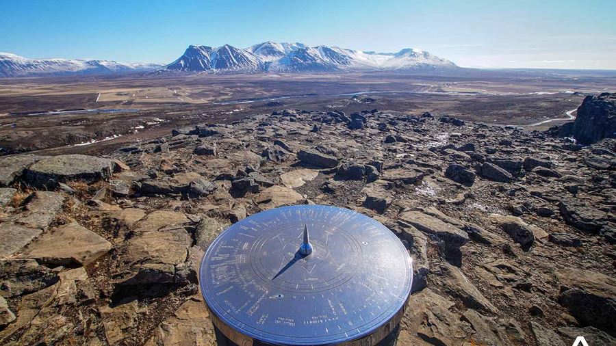 Sun Watch in Icelandic Fields