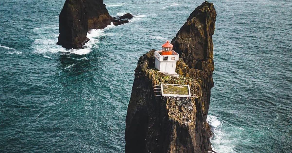 Thridrangaviti Lighthouse In Westman Islands