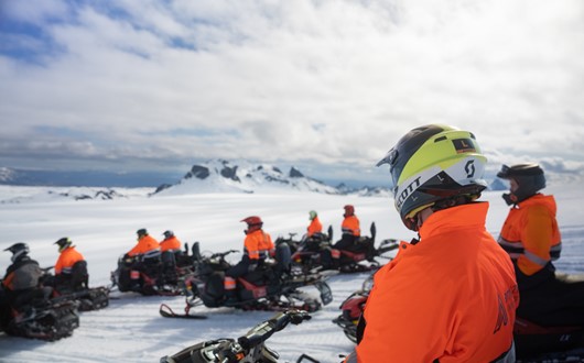 Excursion en motoneige au départ du Skjól / Reykjavik