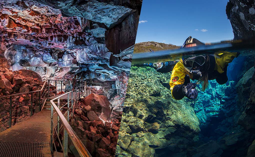 Schnorcheln und Höhlen - Kombitour