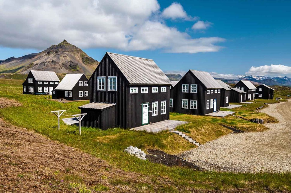 Authentic Accommodation in Icelandic Village in Snaefellsnes