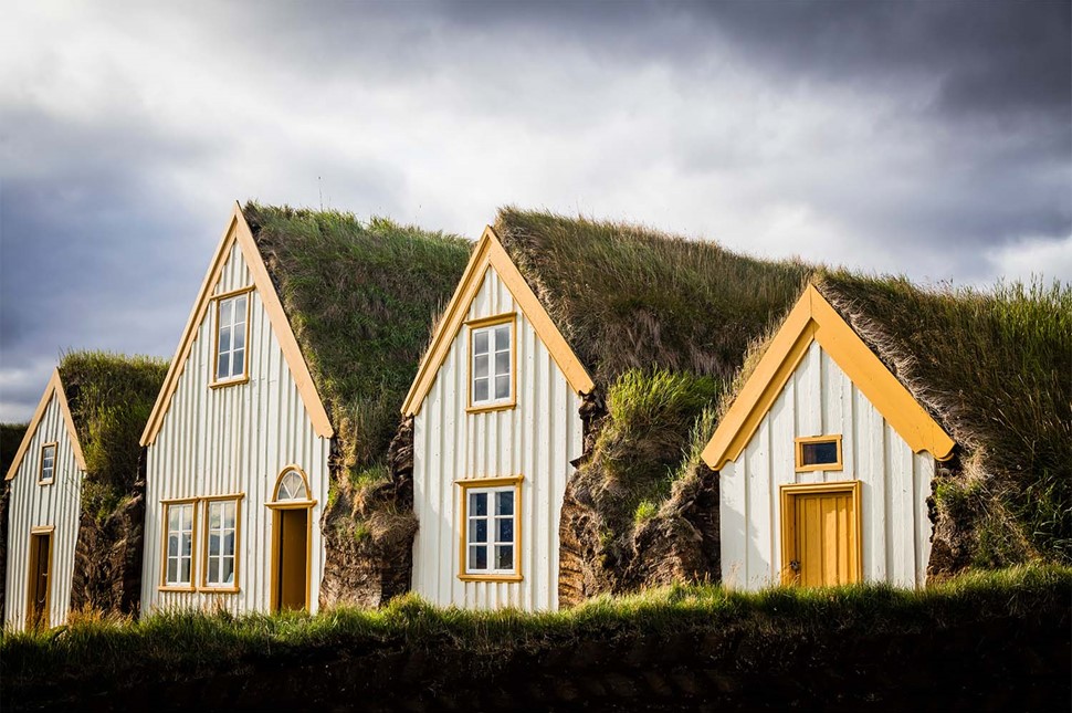 Traditional Turf Houses Design in Iceland 