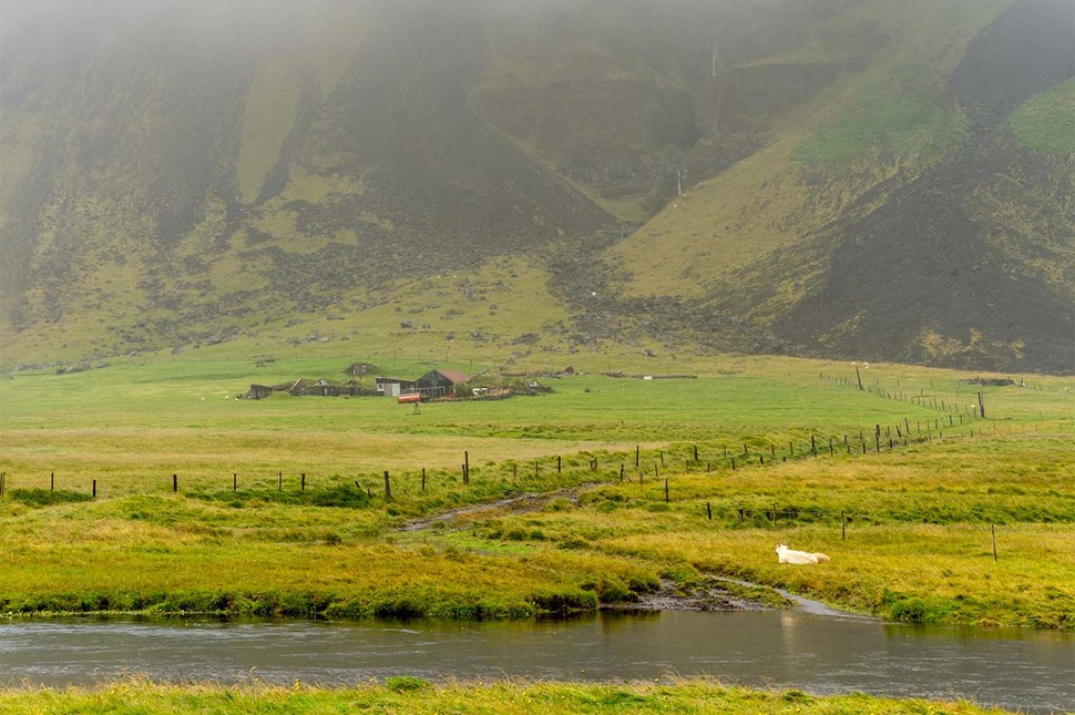 Explore Hvolsvöllur town in the South Region in Iceland