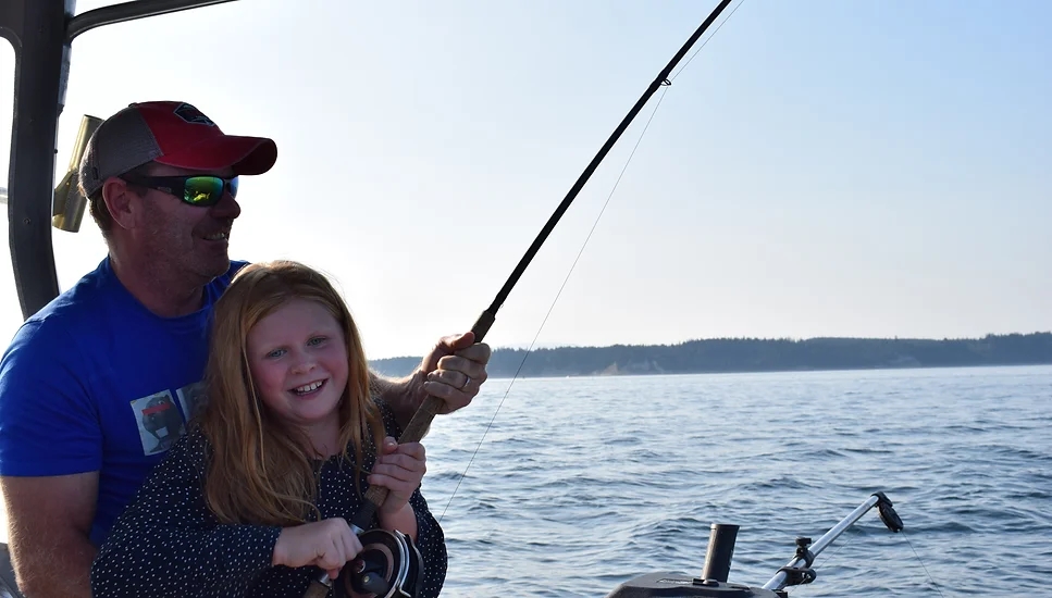 Salmon Fishing from Campbell River