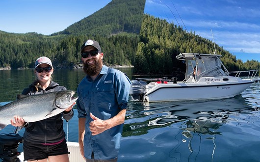 Salmon Fishing Charters from Campbell River, British Columbia