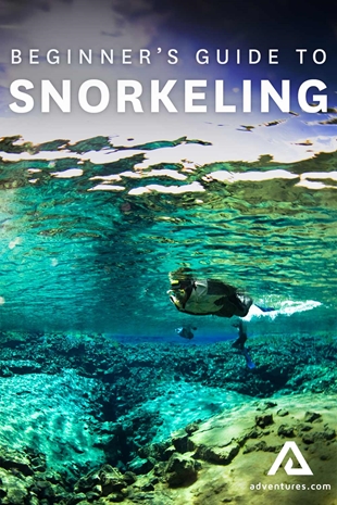 Person snorkeling in the water