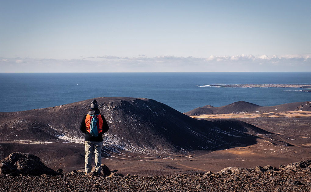 Hike To The Volcano Eruption Site