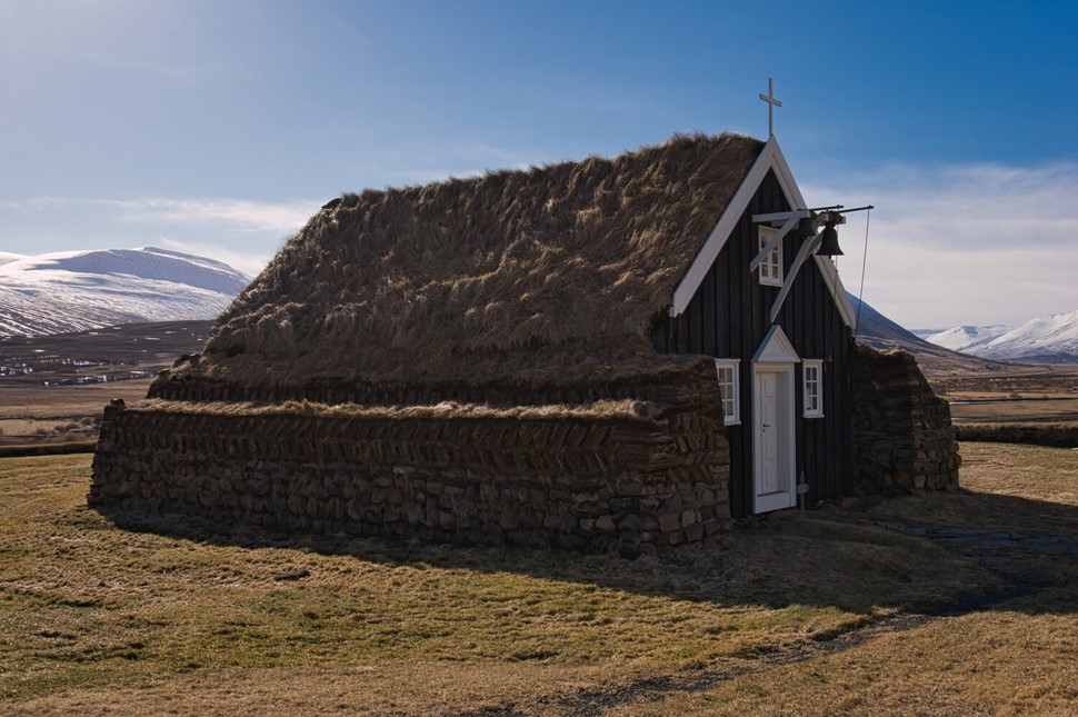 Saurbaejarkirkja Church in Iceland