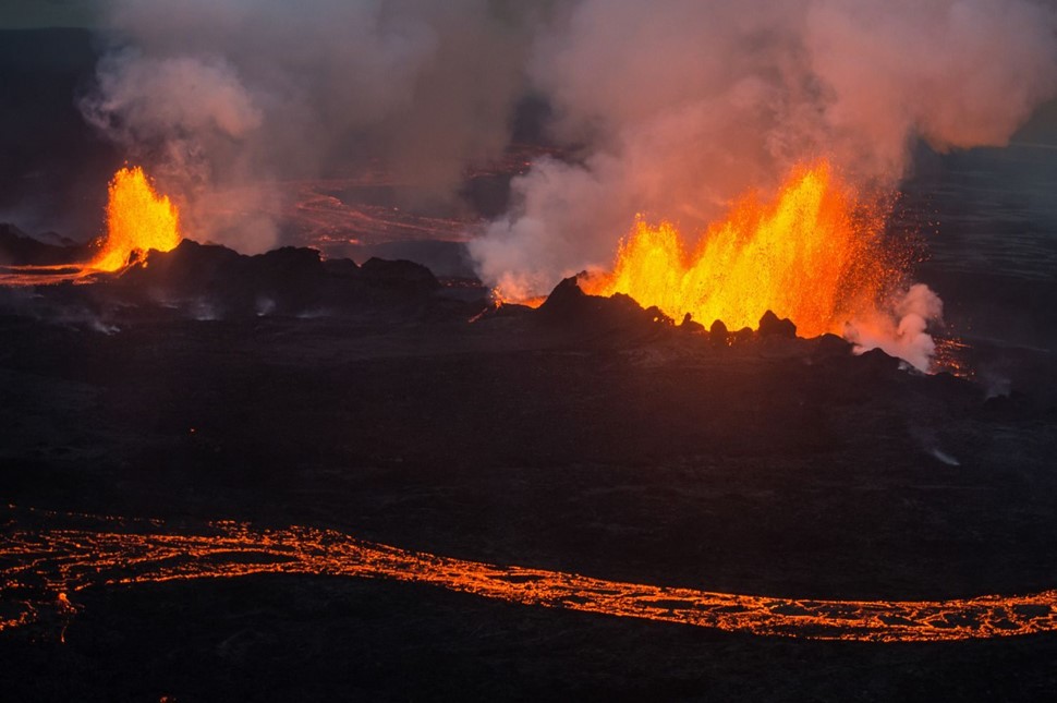 Eruption at Bárðarbunga Volcano in Iceland
