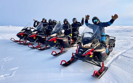 Snowmobile Tour in North Iceland - Lake Myvatn Area