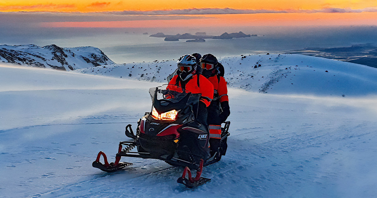 Snowmobiling On Eyjafjallajokull Glacier | Adventures.com