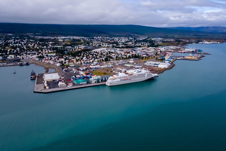 Akureyri town in Iceland
