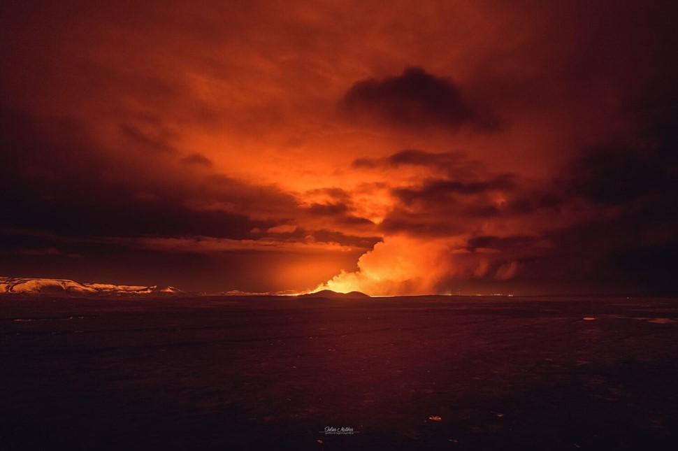 March 2024 Volcano Eruption in Iceland - Photo by Julius Matikas