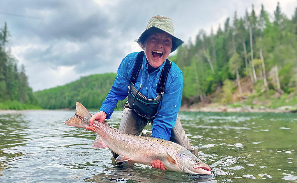 Atlantic Salmon Fly Fishing on the Bonaventure River in Quebec