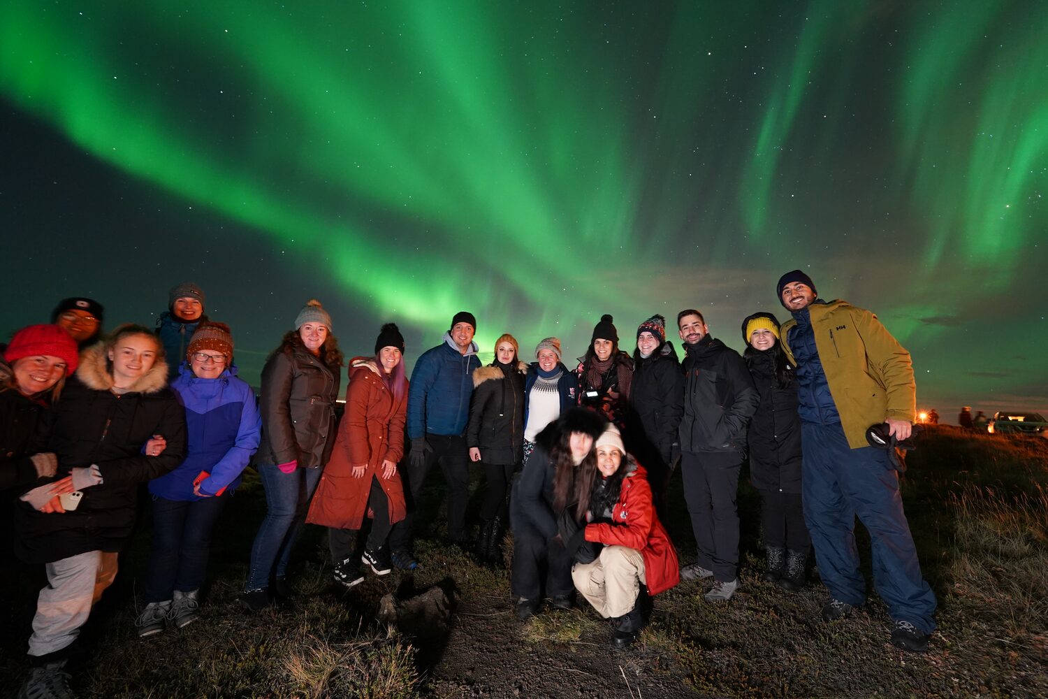 Group Northern Lights tour