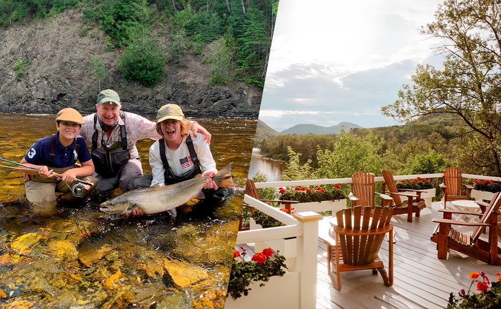 Historic Salmon Fly Fishing Lodge on the Cascapedia River