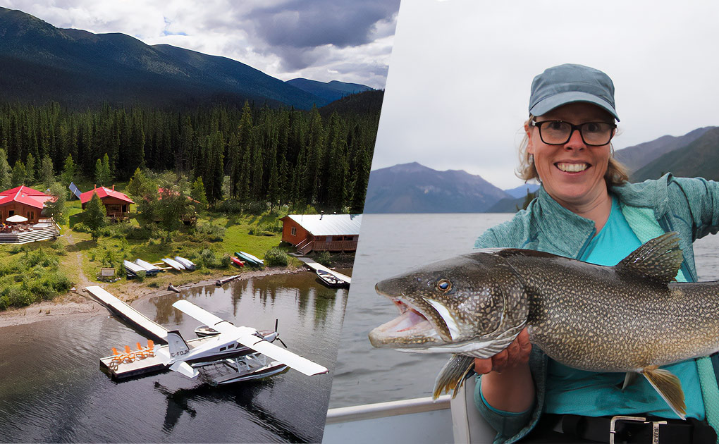 Fly-In Fishing Lodge on Tincup Lake in Yukon, Canada