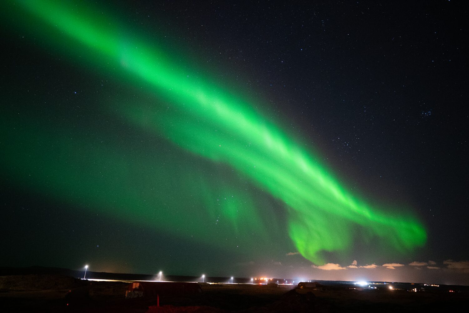 Green Light Over City