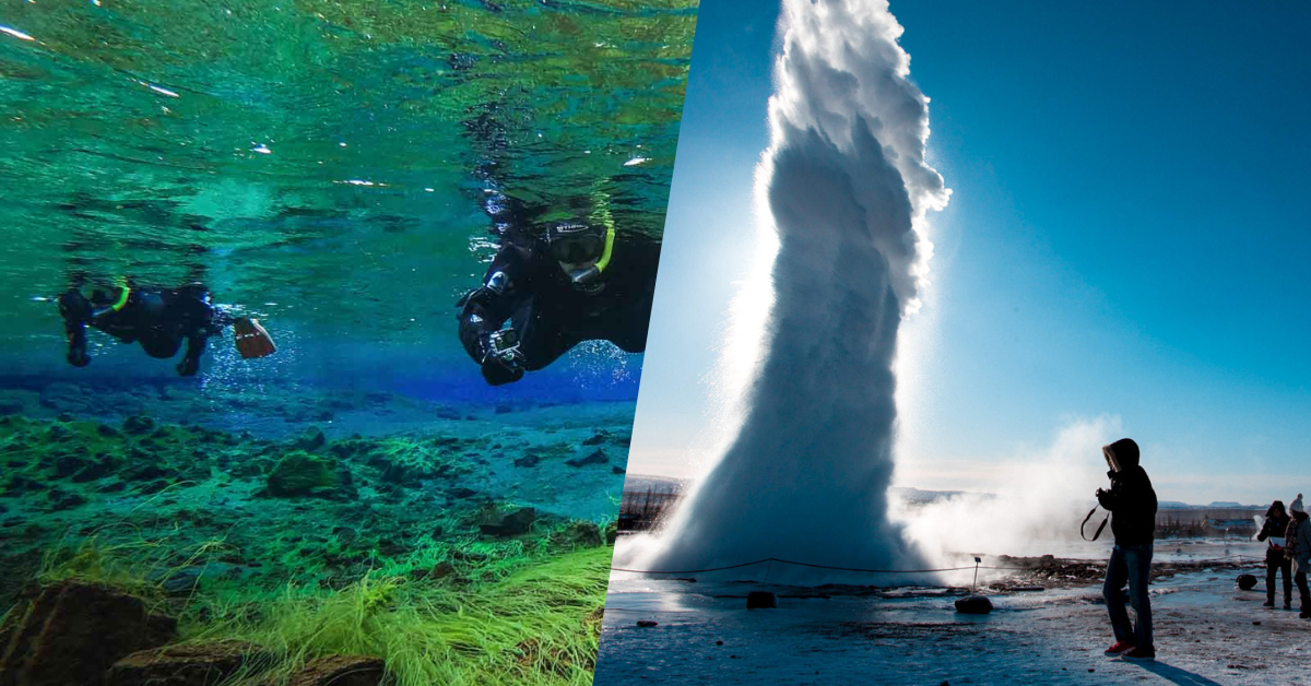 Schnorcheln und Goldener Kreis - Kombi