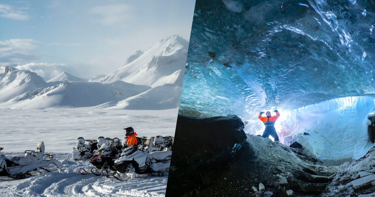 Snowmobile & Ice Cave Tour in Iceland | Adventures.com