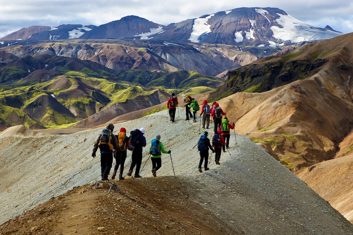 Laugavegur Trail days hiking tour in Iceland