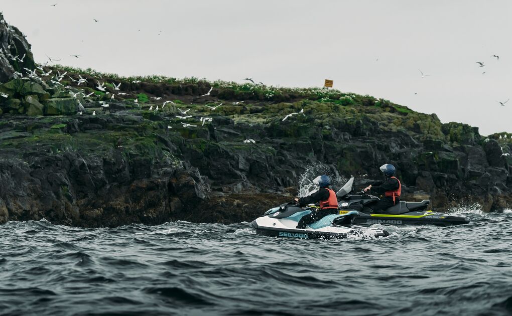 Jet Ski Tour to Puffin Island from Reykjavík 