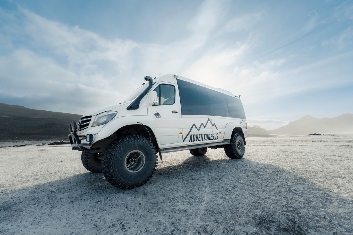 super jeep vehicle with adventures.is logo