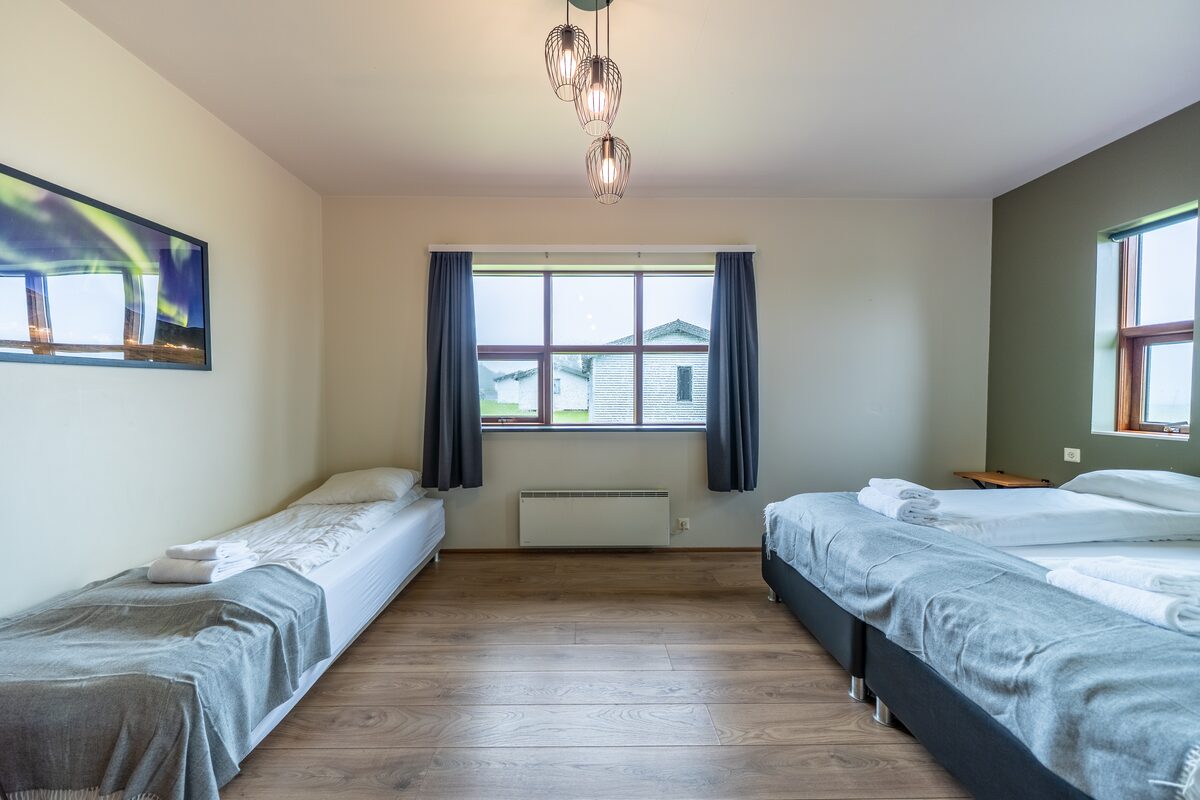 Three People Room At Hotel Geirland in iceland