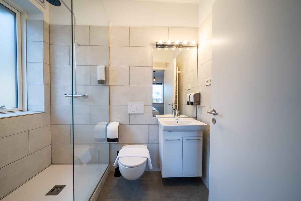 Bathroom At Hotel Hof in iceland