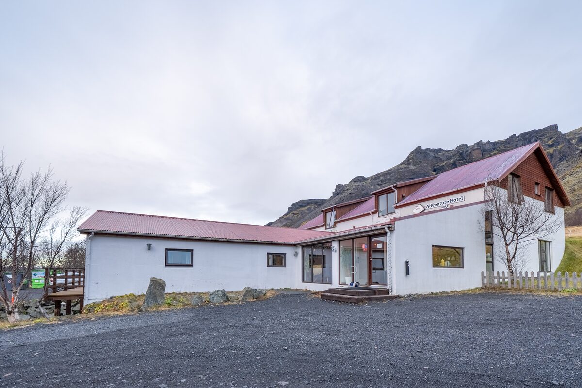 Entrance Into Hotel Hof in iceland