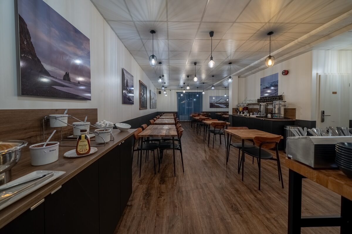 Restaurant Of Hotel Hof in iceland