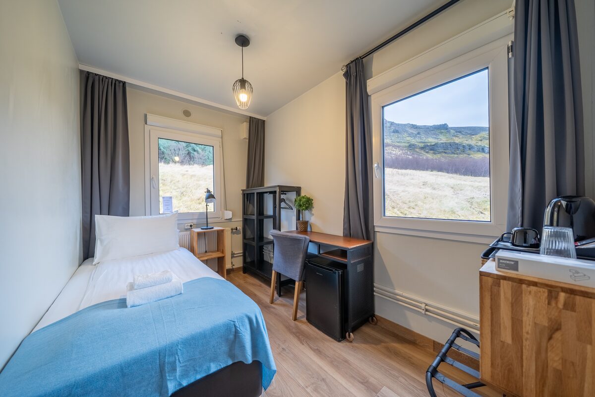 Single Bed Room At Hotel Hof in iceland