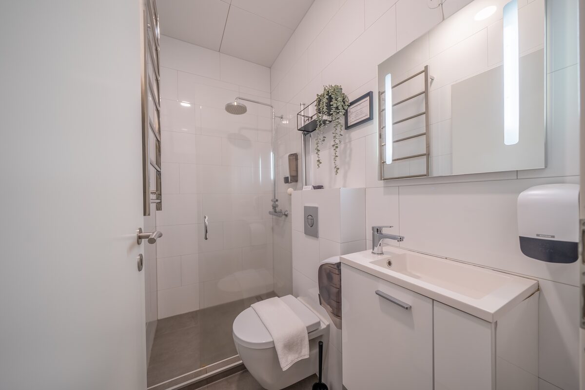 Smaller Bathroom At Hotel Hof in iceland