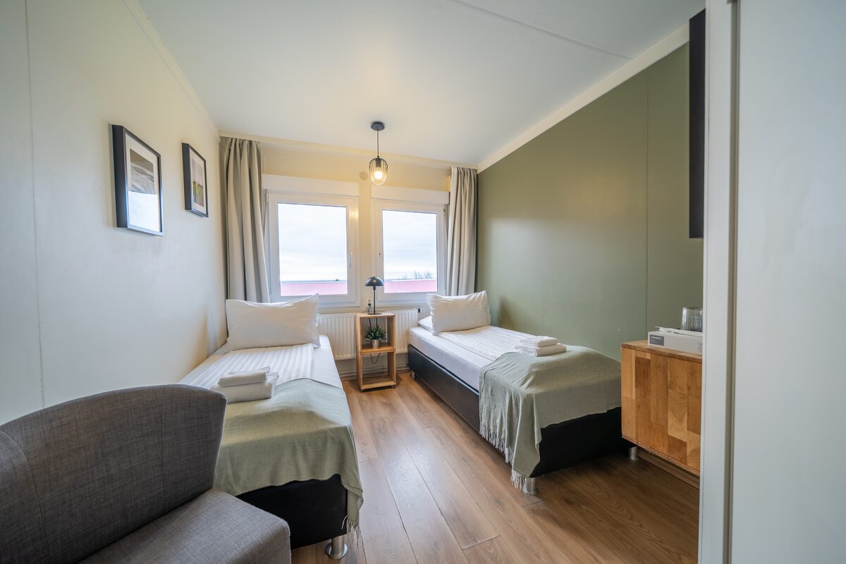 Two Bed Green Room At Hotel Hof in iceland
