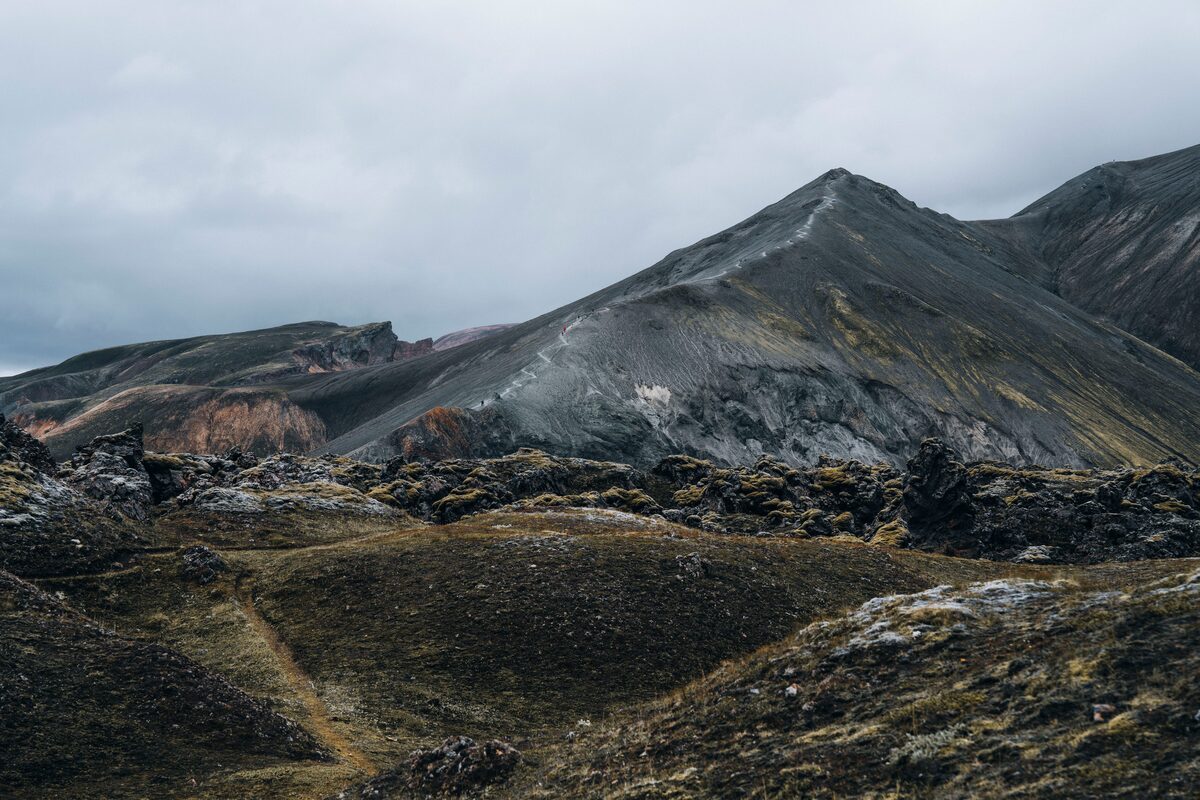 Lava Fields On Landmannalaugar in iceland