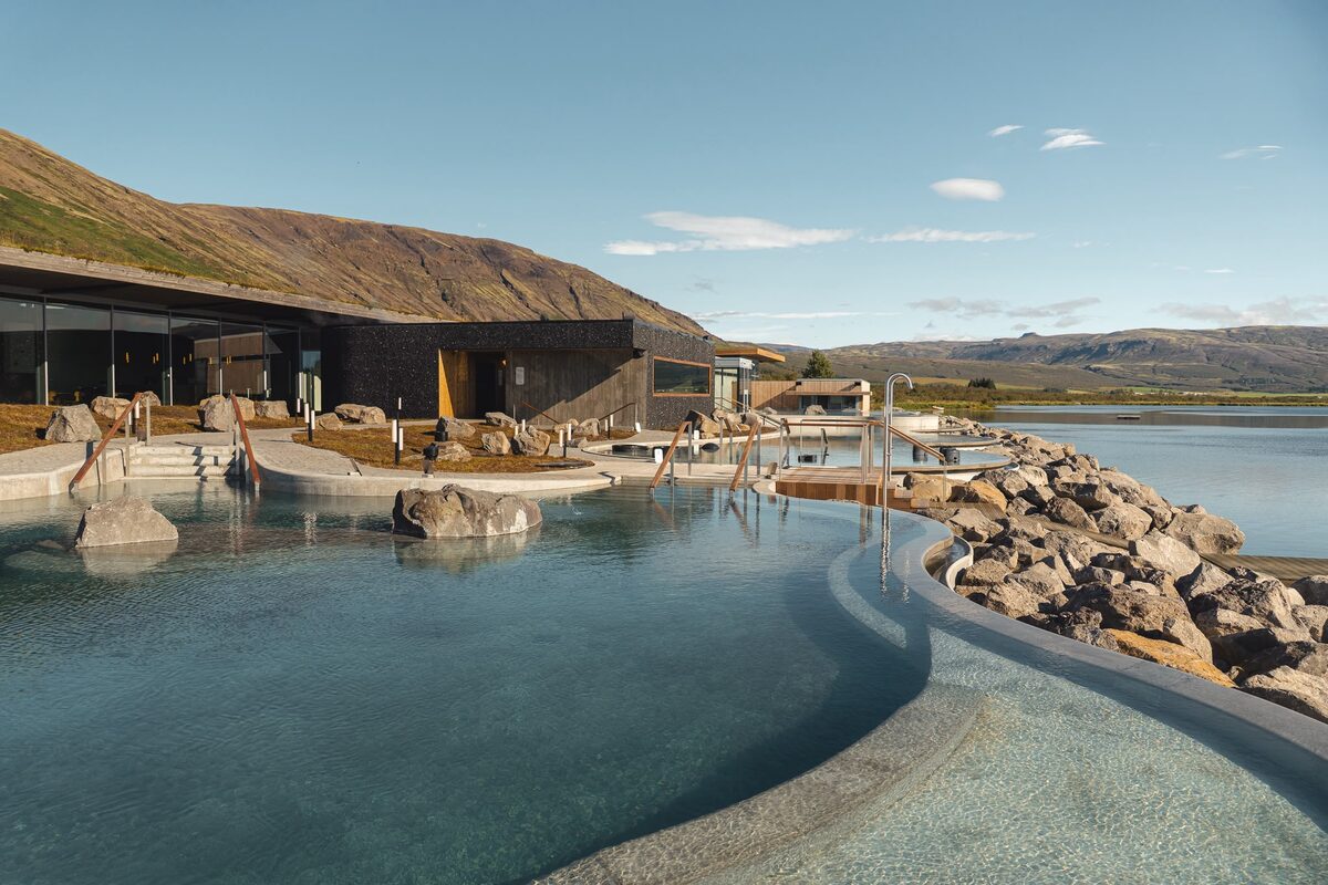Exterior Of Laugatvatn Fontana Spa in Iceland