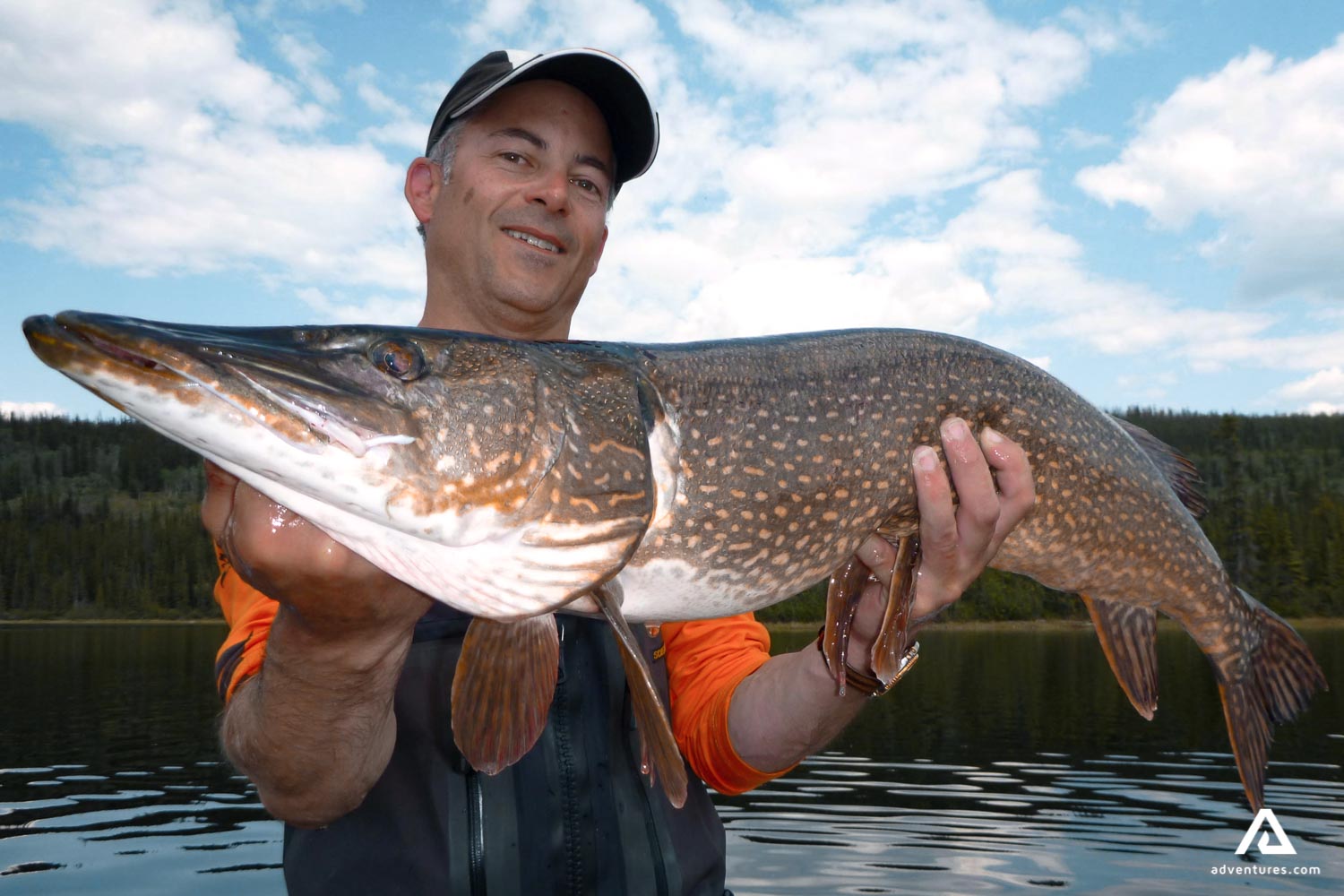 Private Fly Fishing On Lake In The Yukon