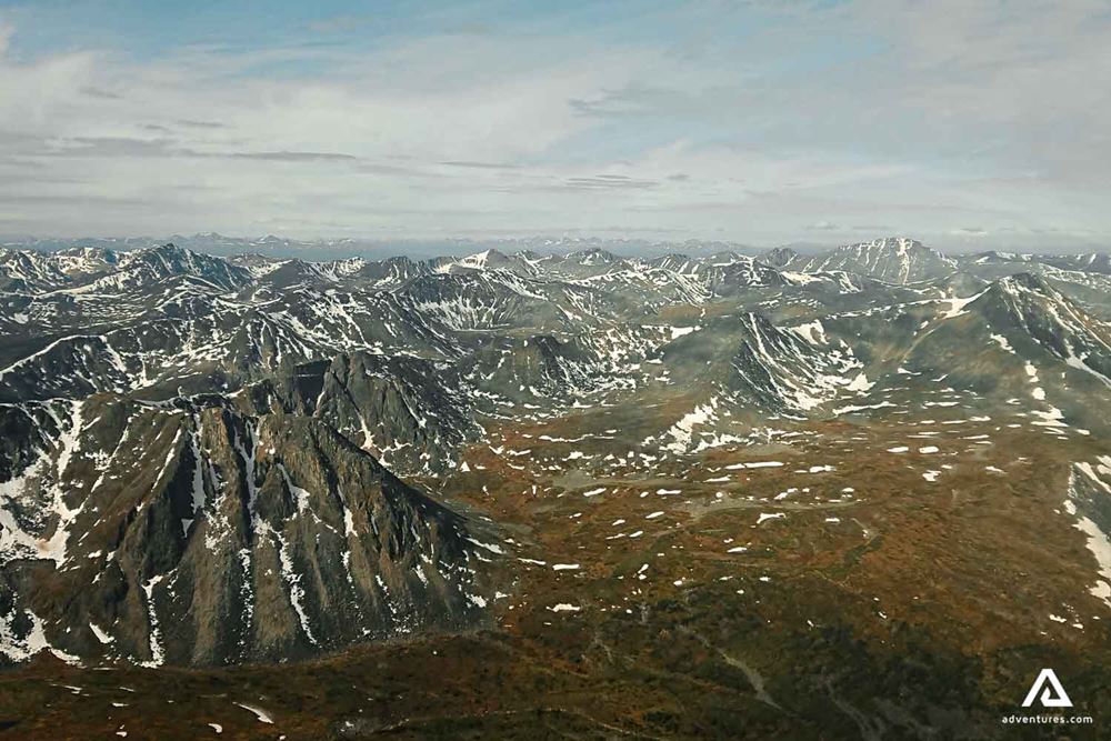 Mountain Range in Canada