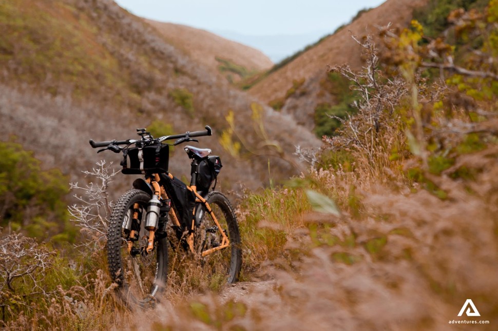 Cyclist Mountain Biking