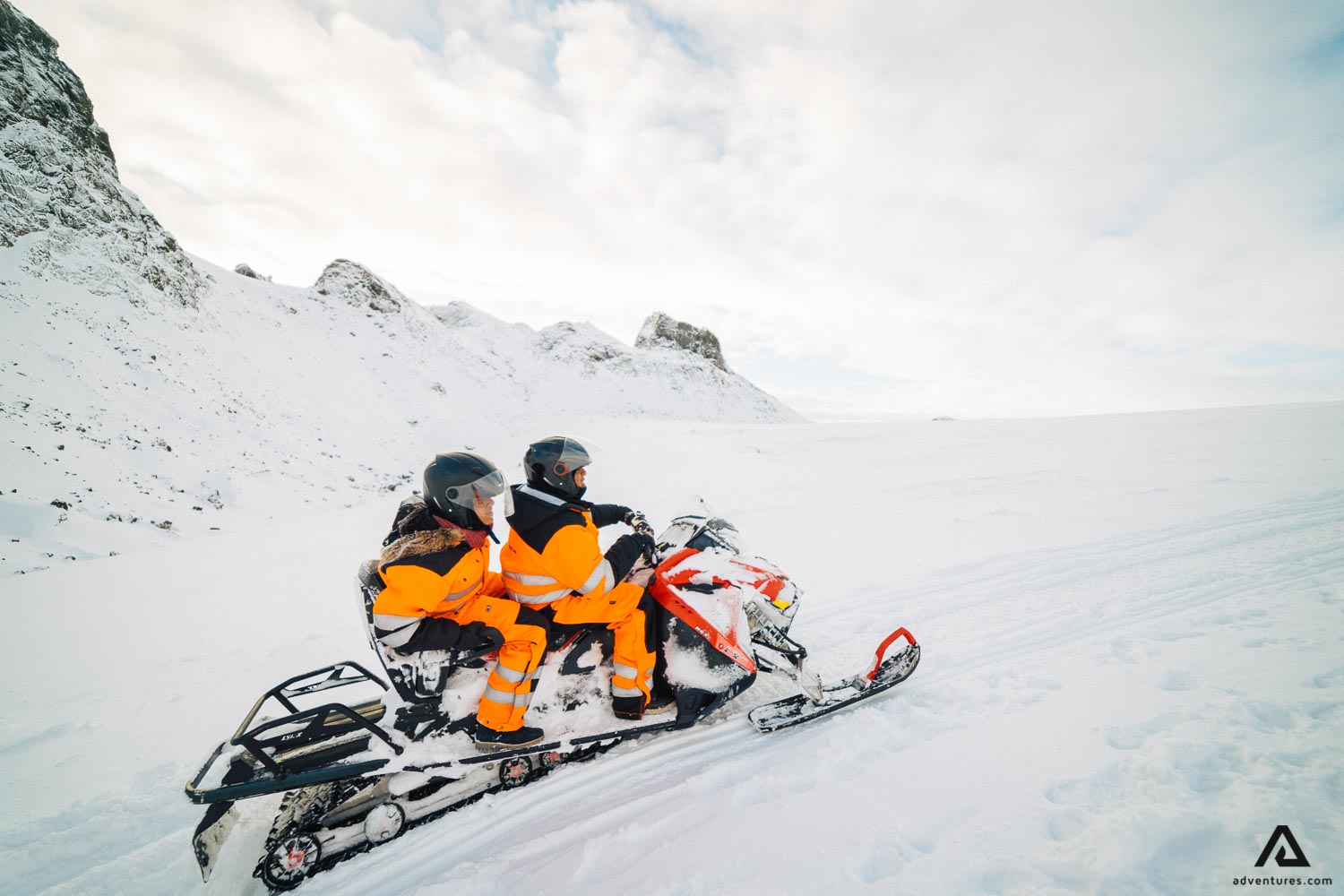 Snowmobile Tour From Langjokull On Glacier
