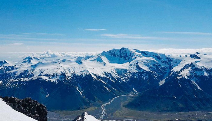 Vatnajokull Glacier landscape