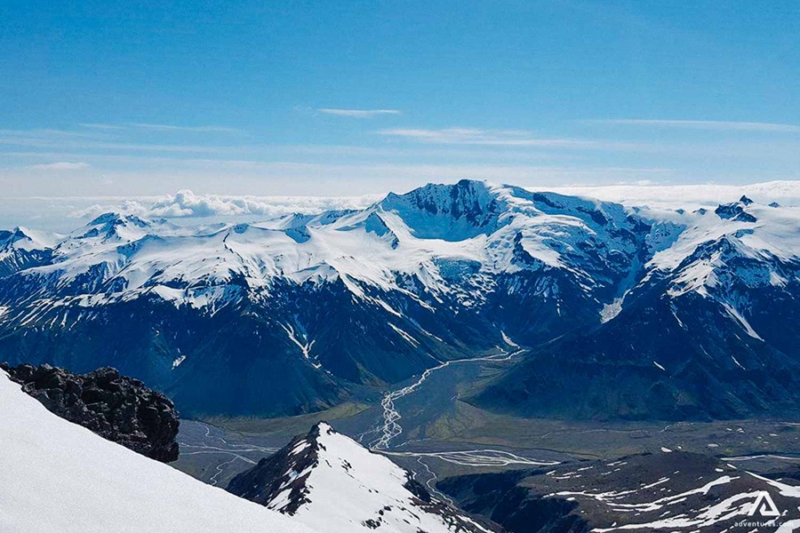 Vatnajokull Glacier scenery
