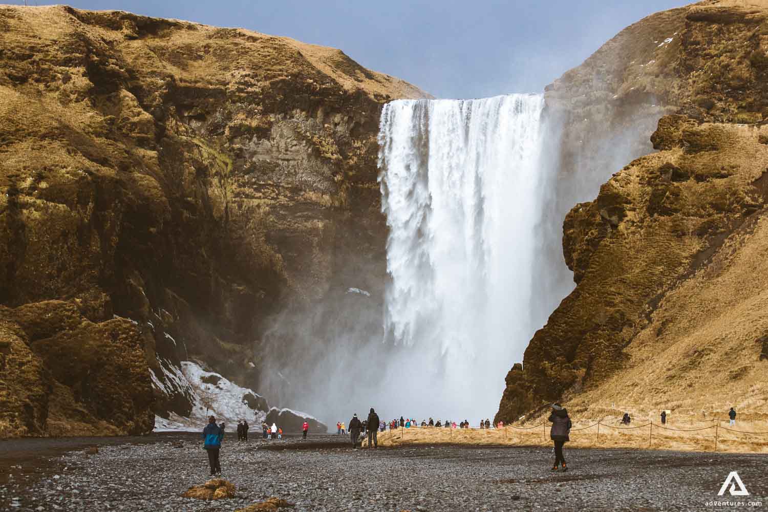 Skogafoss Waterfall on Iceland South Coast