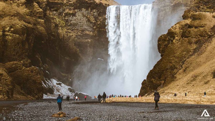 Skogafoss Waterfall on Iceland South Coast