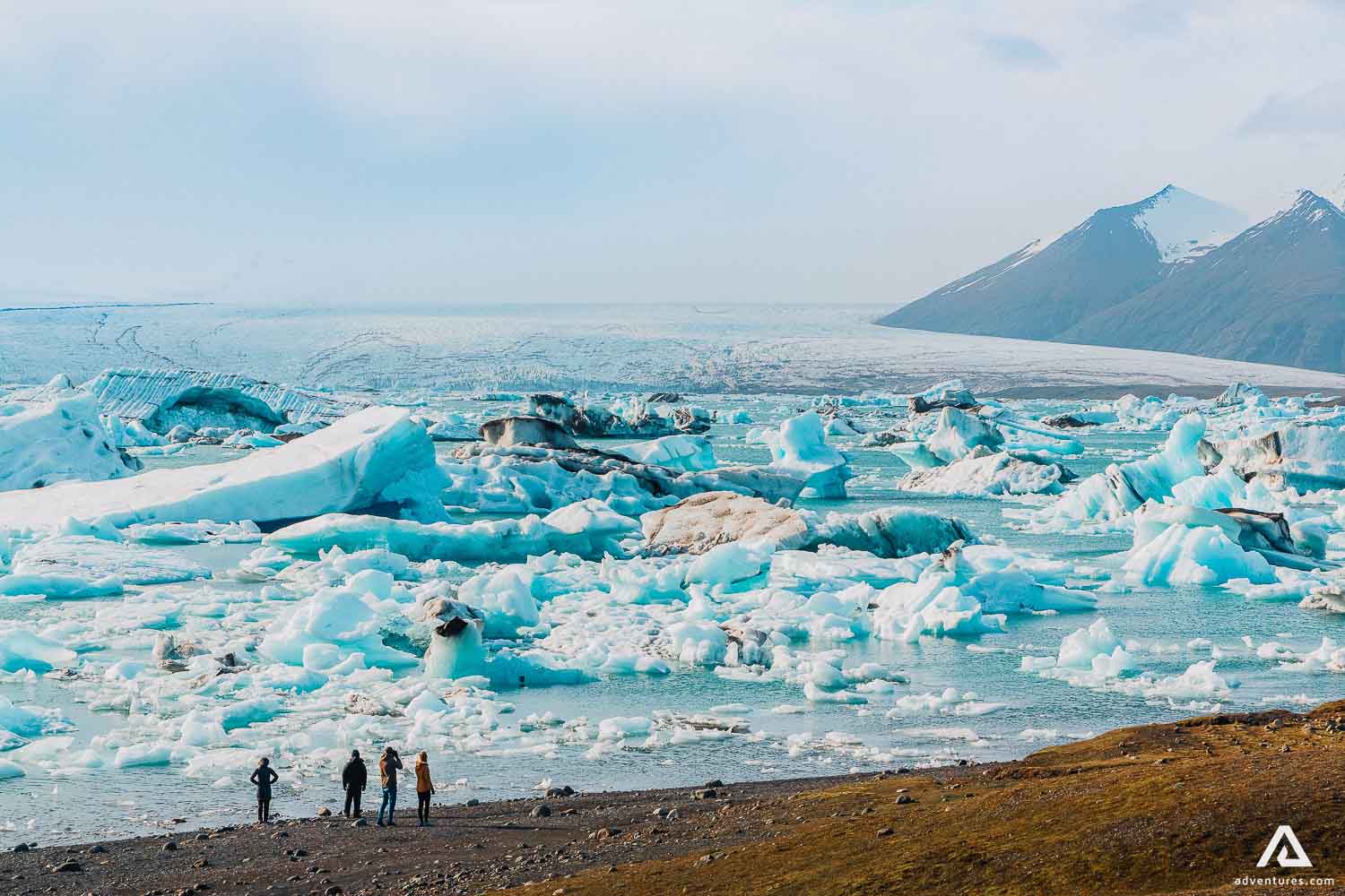 Icebergs In Jokulsarlon Glacier Lagoon 