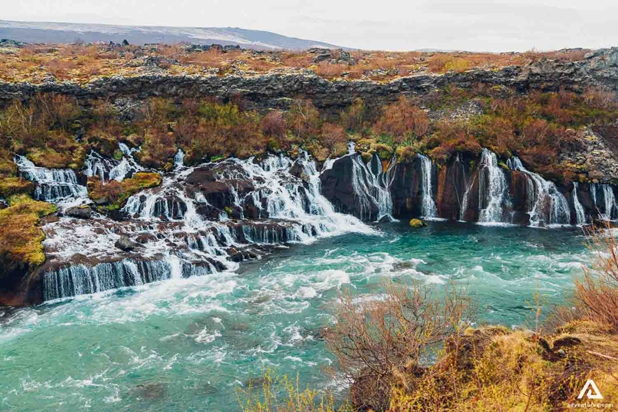 The Waterfalls of Hraunfossar