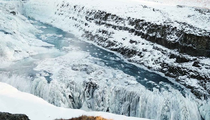 Gullfoss Waterfall scenery